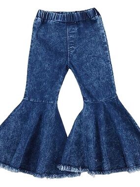 Amazon Kids Dark Blue Denim Bell Bottom Jeans Mama Mia size 4-5 years